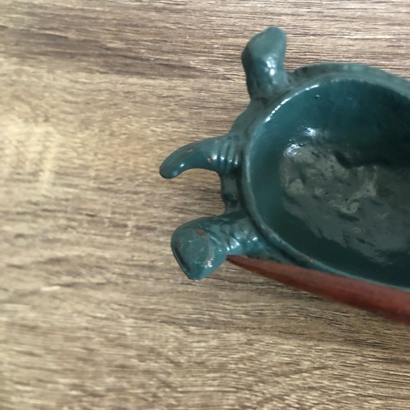 Vtg Cast Metal Turtle Paperweight - Picture 8 of 14